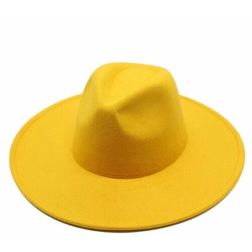 Шляпа , размер 56, желтый