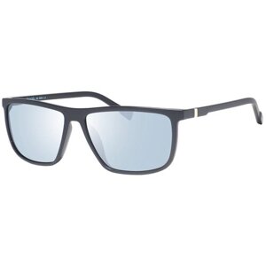 Солнцезащитные очки Bench, квадратные, оправа: пластик, для мужчин, черный