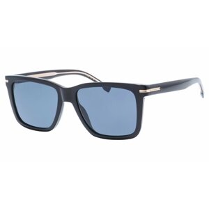 Солнцезащитные очки BOSS, квадратные, с защитой от УФ, для мужчин, черный