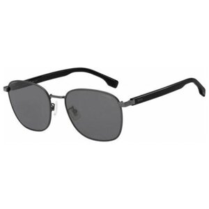 Солнцезащитные очки BOSS, серый, бесцветный