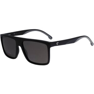 Солнцезащитные очки CARRERA, квадратные, оправа: пластик, спортивные, с защитой от УФ, для мужчин, черный