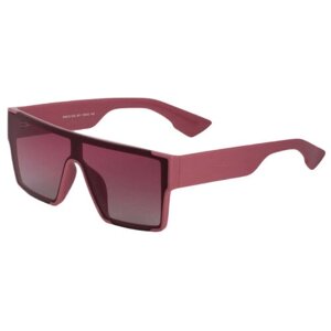Солнцезащитные очки Donna, монолинза, оправа: пластик, градиентные, розовый