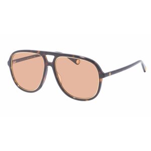 Солнцезащитные очки GUCCI, с защитой от УФ, коричневый