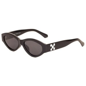 Солнцезащитные очки Kaizi, вайфареры, оправа: пластик, для женщин, черный