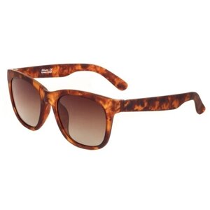 Солнцезащитные очки Keluona, кошачий глаз, оправа: пластик, для женщин, коричневый