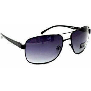 Солнцезащитные очки Polarized, прямоугольные, поляризационные, для женщин, серый