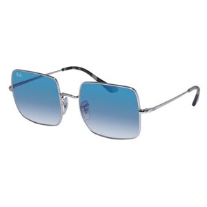 Солнцезащитные очки Ray-Ban, квадратные, оправа: металл, градиентные, серебряный
