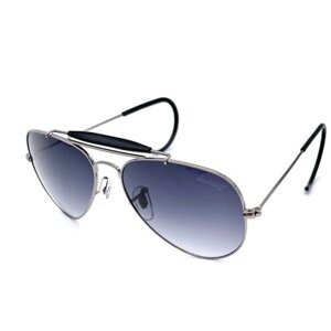Солнцезащитные очки Smakhtin'S eyewear & accessories, авиаторы, оправа: пластик, спортивные, с защитой от УФ, черный