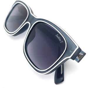 Солнцезащитные очки Smakhtin'S eyewear & accessories, вайфареры, оправа: пластик, с защитой от УФ, синий