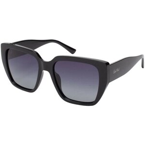 Солнцезащитные очки StyleMark, квадратные, поляризационные, с защитой от УФ, градиентные, для женщин, черный