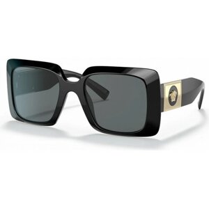 Солнцезащитные очки Versace VE 4405 GB1/87, квадратные, оправа: пластик, с защитой от УФ, для женщин, черный