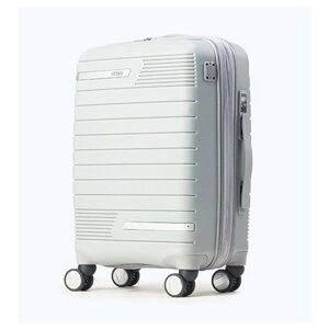 Умный чемодан NEEBO, 44 л, размер S, белый, серый