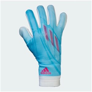 Вратарские перчатки adidas, размер 7, белый, голубой