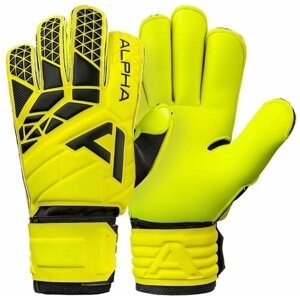 Вратарские перчатки AlphaKeepers, размер 4, желтый