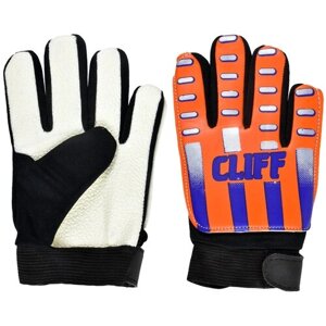 Вратарские перчатки Cliff, регулируемые манжеты, размер 7, оранжевый