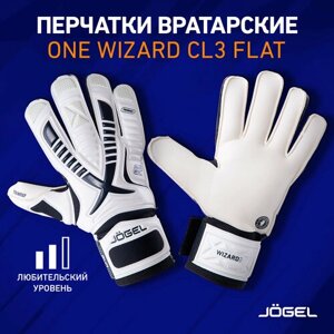 Вратарские перчатки Jogel One Wizard CL3, размер 6, белый
