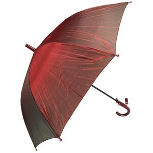 Зонт детский для девочки, зонтик со свистком для мальчика 1097, красный, темно-коричневый