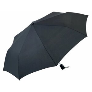 Зонт FARE, полуавтомат, 3 сложения, черный