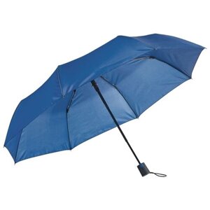 Зонт molti, полуавтомат, 3 сложения, купол 98 см., 8 спиц, чехол в комплекте, синий