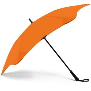 Зонт-трость Blunt, механика, купол 120 см., 6 спиц, система «антиветер», оранжевый