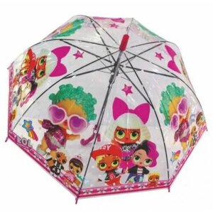 Зонт-трость L. O. L., розовый