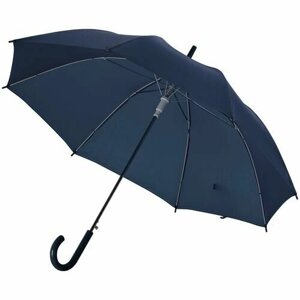 Зонт-трость molti, полуавтомат, 8 спиц, для женщин, синий