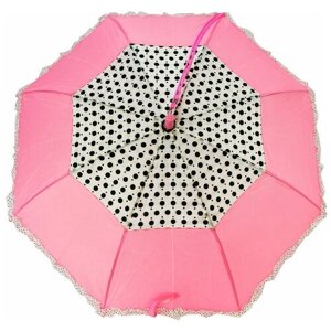 Зонт-трость Rain-Proof, розовый, бежевый