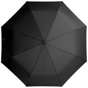Зонт Unit, полуавтомат, 3 сложения, 8 спиц, чехол в комплекте, черный