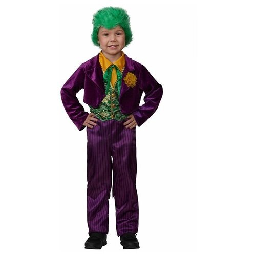 Батик Карнавальный костюм Джокер Премиум, рост 140 см 23-40-140-68
