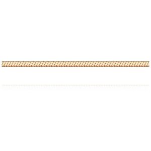 Цепь АДАМАС, красное золото, 585 проба, длина 45 см, средний вес 2.73 г, красный, золотой