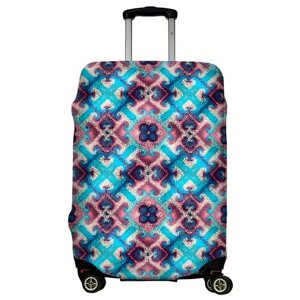 Чехол для чемодана LeJoy, полиэстер, размер L, голубой, красный