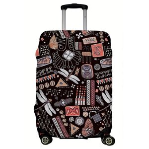 Чехол для чемодана LeJoy, полиэстер, размер L, мультиколор