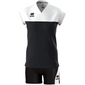 Форма Errea волейбольная, футболка и шорты, размер 2XL, черный