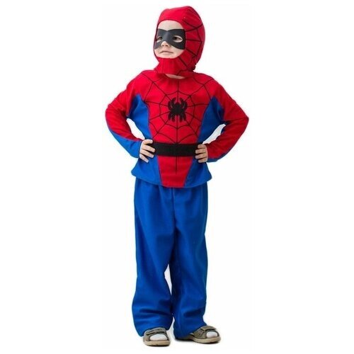Карнавальный костюм "Человек-паук", на рост 122-134 см, 5-7 лет, Бока