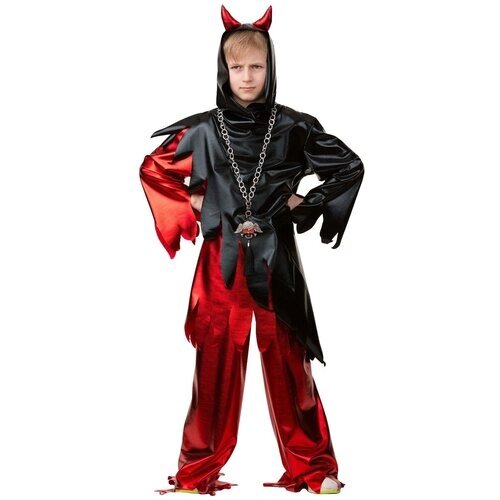Карнавальный костюм «Демон», рубашка, брюки, р. 34, рост 140 см