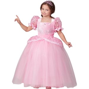 Карнавальный костюм Принцесса Золушка размер 152-80, розовое платье принцессы для девочек, на утренник, новый год, на праздник