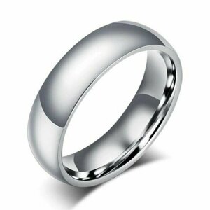 Кольцо обручальное, размер 17, серебряный