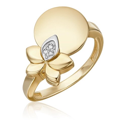 Кольцо PLATINA jewelry из золота 585 пробы с бриллиантом