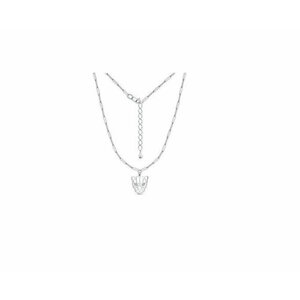 Колье Diamant online, серебро, 925 проба, фианит, длина 45 см.