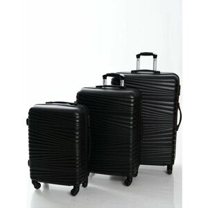 Комплект чемоданов Feybaul 31623, 3 шт., размер M, черный