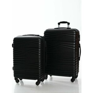 Комплект чемоданов Feybaul 31635, 2 шт., размер S, черный