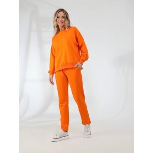 Костюм VITACCI, брюки, спортивный стиль, свободный силуэт, размер 48-50, оранжевый