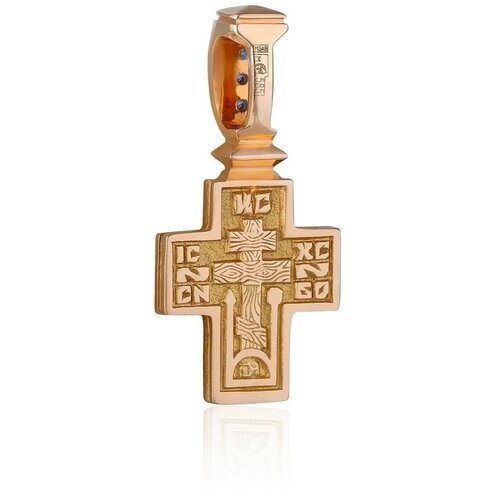 Крест даръ Крест из красного золота с сапфирами (2291)