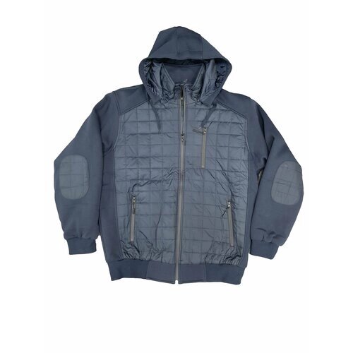 Куртка Olser, демисезон/лето, силуэт прямой, размер 6XL (62), синий