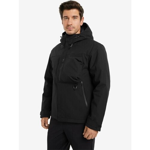 Куртка TOREAD Men's cotton-padded jacket, размер 48, черный