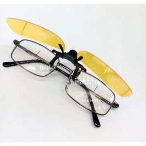 Накладка на очки солнцезащита антифары POLAROID противобликовая с защитой УФ.