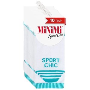 Носки MiNiMi, размер 35-38, синий, 10 пар