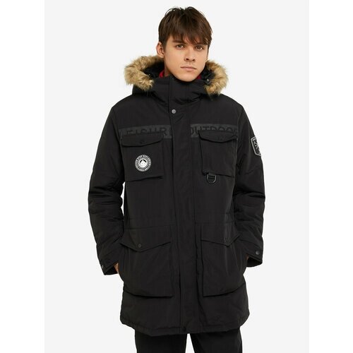 Парка Camel Men's jacket, размер 44, черный