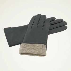 Перчатки , демисезон/зима, натуральная кожа, размер 6.5, серый