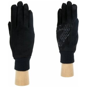 Перчатки FABRETTI, демисезон/зима, утепленные, размер 7, черный